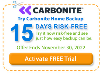 Carbonite Home Risk-Free Trial
